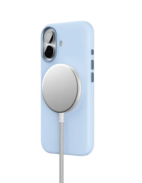 Чехол защитный VLP Aster Pro Case с MagSafe для iPhone 17, голубой