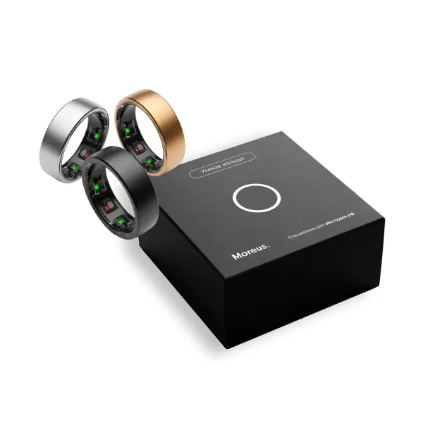 Умное Кольцо Moreus Size 11 Deep Gray