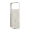 Lagerfeld для iPhone 17 Pro чехол Liquid Silicone Hearts Hard White (MagSafe)